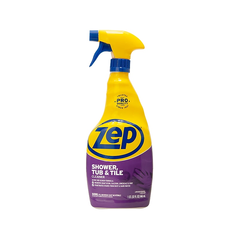 Zep Shower, Tub & Tile Cleaner, Pleasant Scent, 32 Fl. Oz. (ZUSTT32PF4) image 1