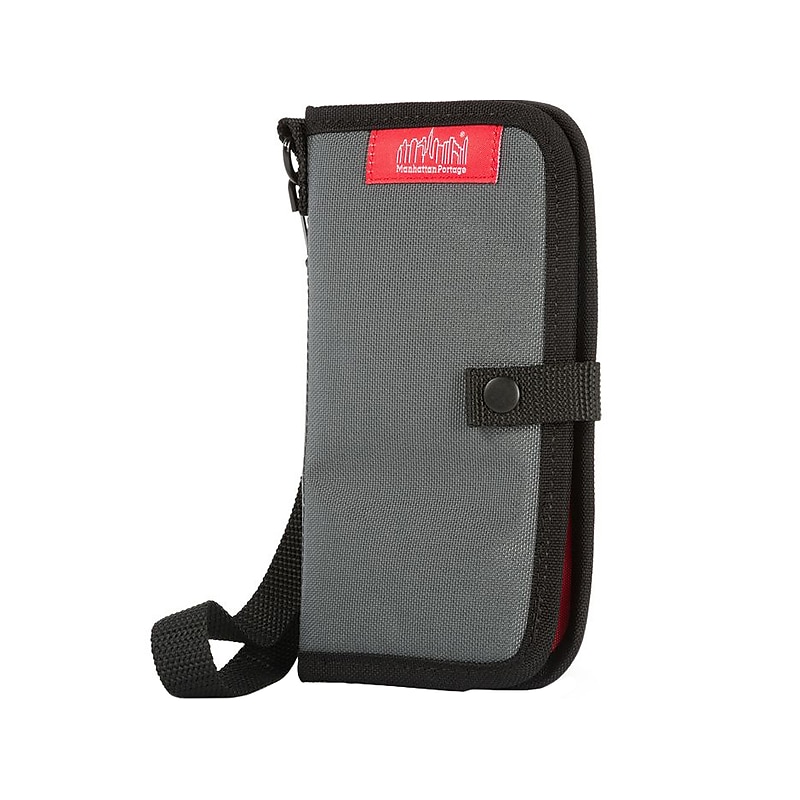 Manhattan Portage Continental Nylon Wallet, Gray (1070 GRY) image 1
