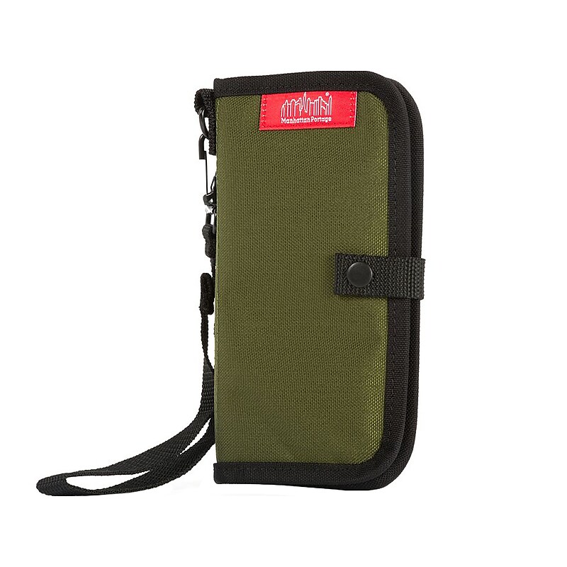Manhattan Portage Continental Nylon Wallet, Olive (1070 OLV) image 1