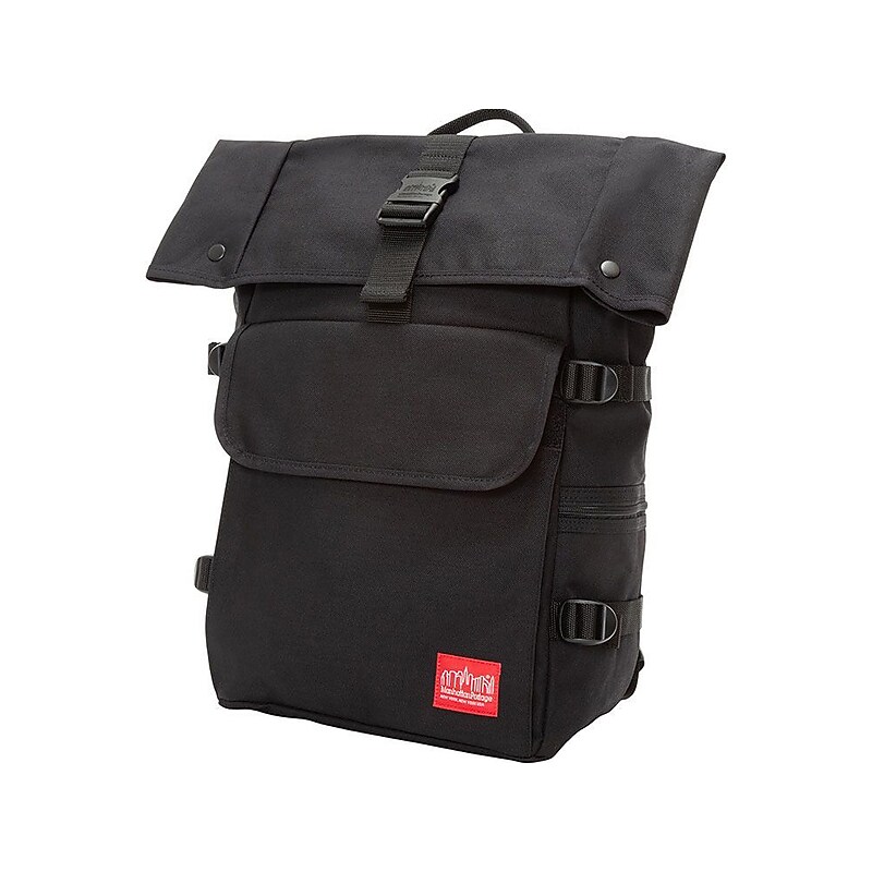 Manhattan Portage Silvercup Laptop Backpack, Medium, Black (1236 BLK) image 1