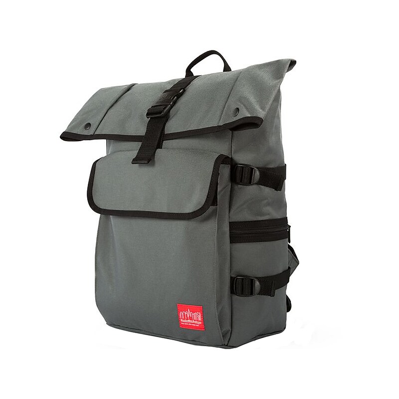 Manhattan Portage Silvercup Laptop Backpack, Medium, Gray (843531063768) image 1