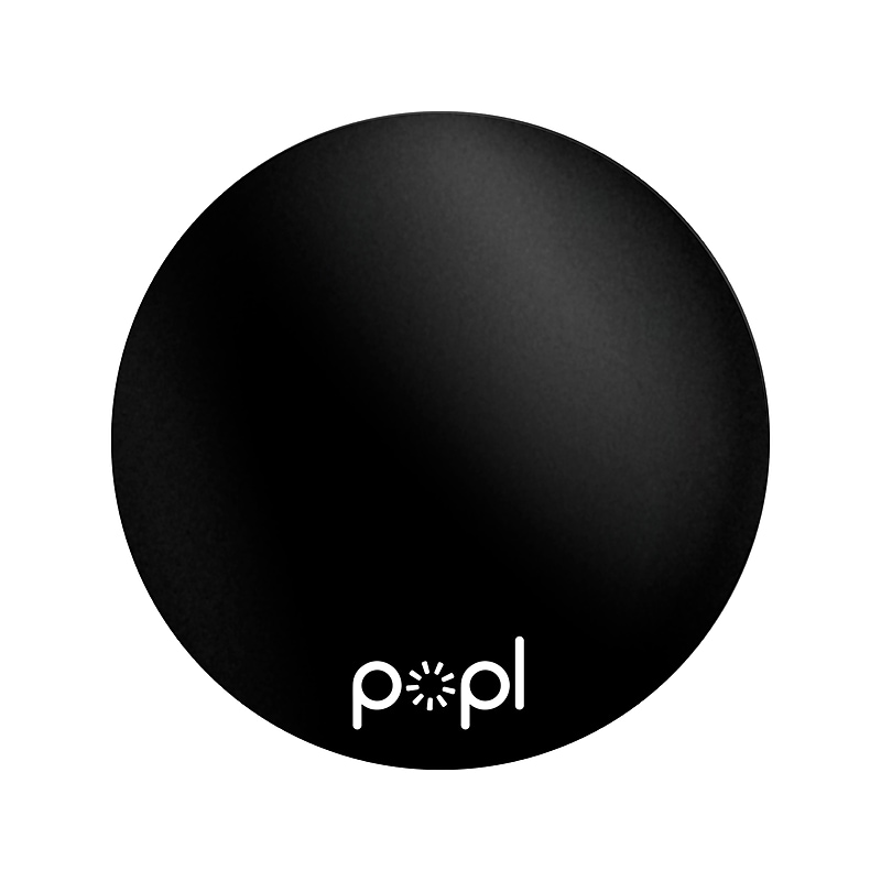 Popl Flat Digital Business Card for iPhone XR/Newer and most Android Phones, Black (FLT-BLK) image 1