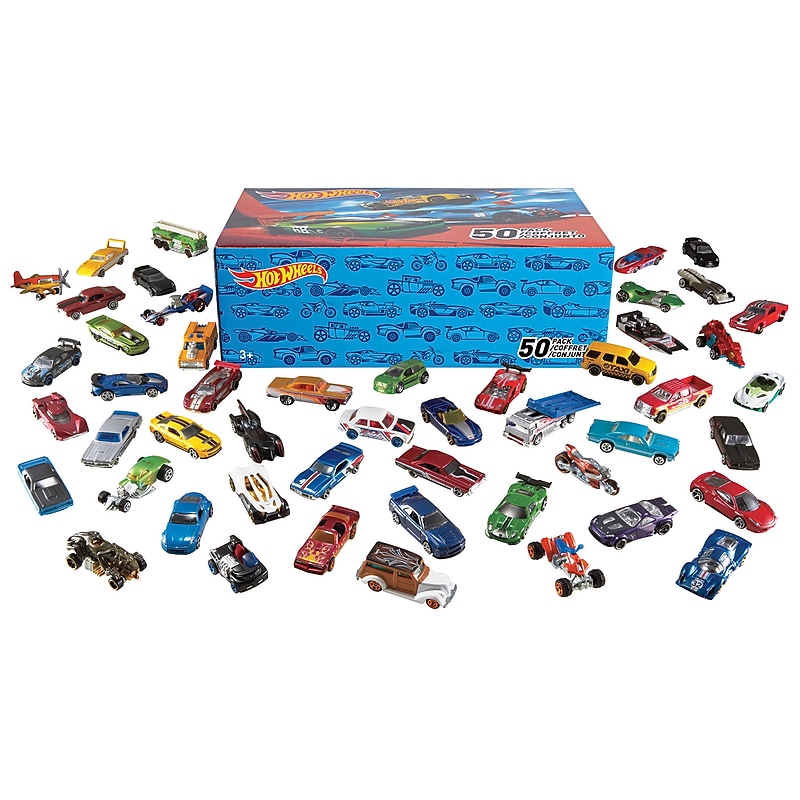 Mattel Hot Wheels 50 Car Gift Pack, Assorted Colors (V6697) image 1