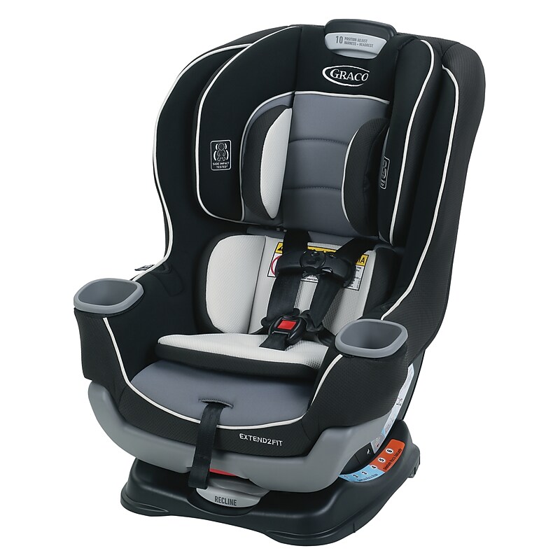 Graco Extend2Fit Convertible Car Seat, Gotham (1963212) image 1