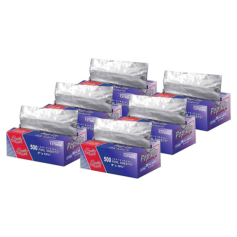 Berkley Square Pop-Up Foil, 500 Sheets/Pack, 6 Packs/Carton (1379000) image 1