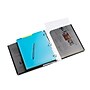 Poppin 1" 3-Ring Non-View Binders, D-Ring, Dark Gray, 6/Pack (108671)~#|#~sp129820035_sc7