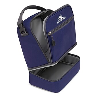 High Sierra Stacked Compartment Lunch Bag, True Navy (74714-4515)