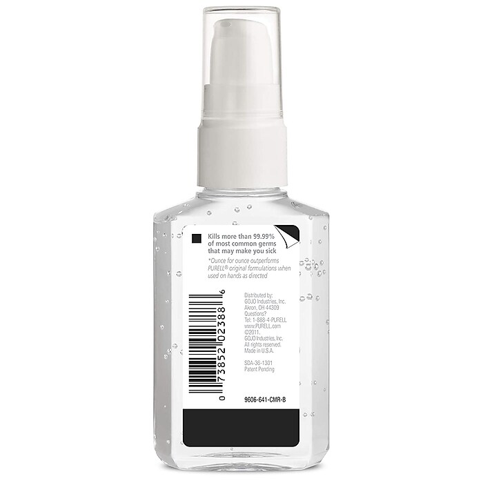 PURELL Advanced 70% Alcohol Gel Hand Sanitizer, Clean Scent, 2 oz