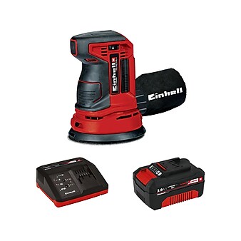 Einhell TE-RS Power X-Change Cordless Rotating Sander with 3Ah Battery and Charger (KIT-4462012)