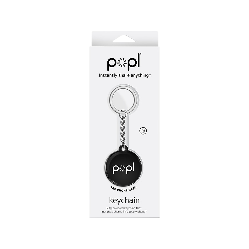 Popl Key Chain, Black (KEY-BLK) image 1