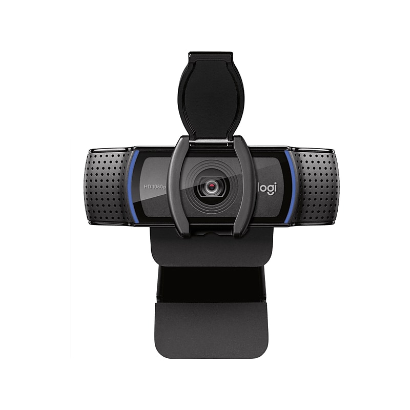 Logitech C920e HD 1920 x 1080 Webcam, Black (960-001384) image 1