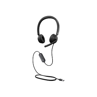 Microsoft Modern Noise Canceling On-Ear Headphones, Black (6IG-00001)