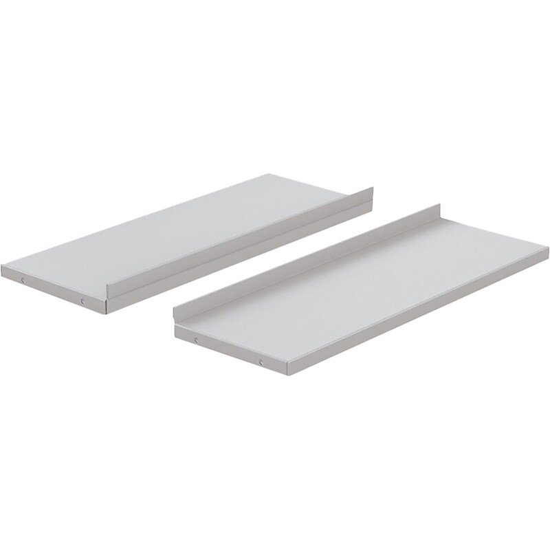 MooreCo Hierarchy 29" Storage Shelf, Cool Gray, 2/Pack (91698) image 1