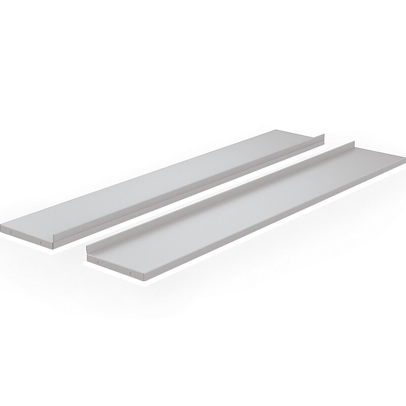 MooreCo Hierarchy 58" Storage Shelf, Cool Gray, 2/Pack (91699) image 1