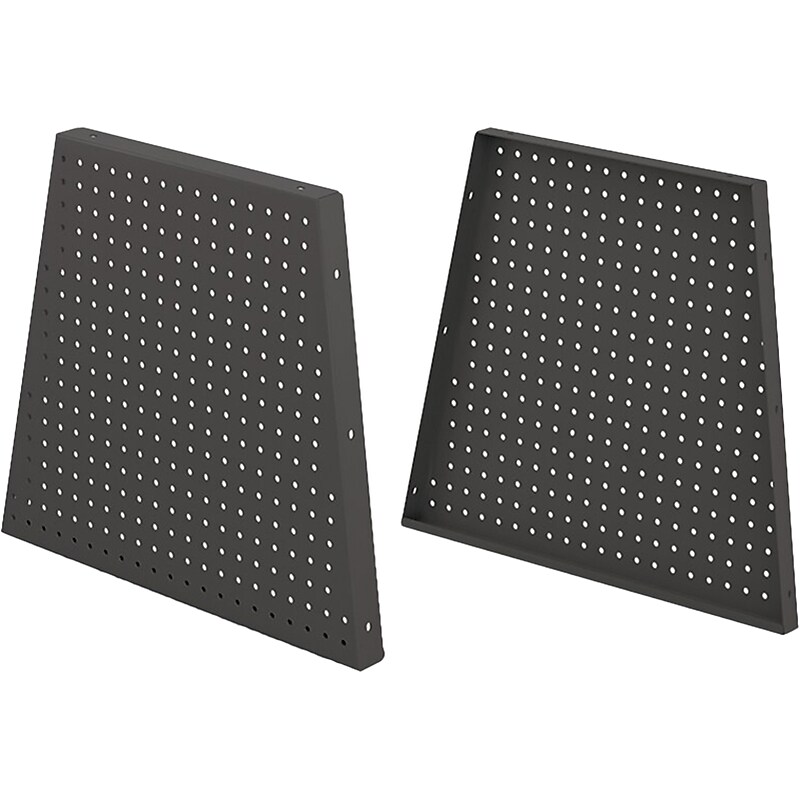 MooreCo Hierarchy 22" Peg Side Panel, Black, 2/Pack (52990-Black) image 1