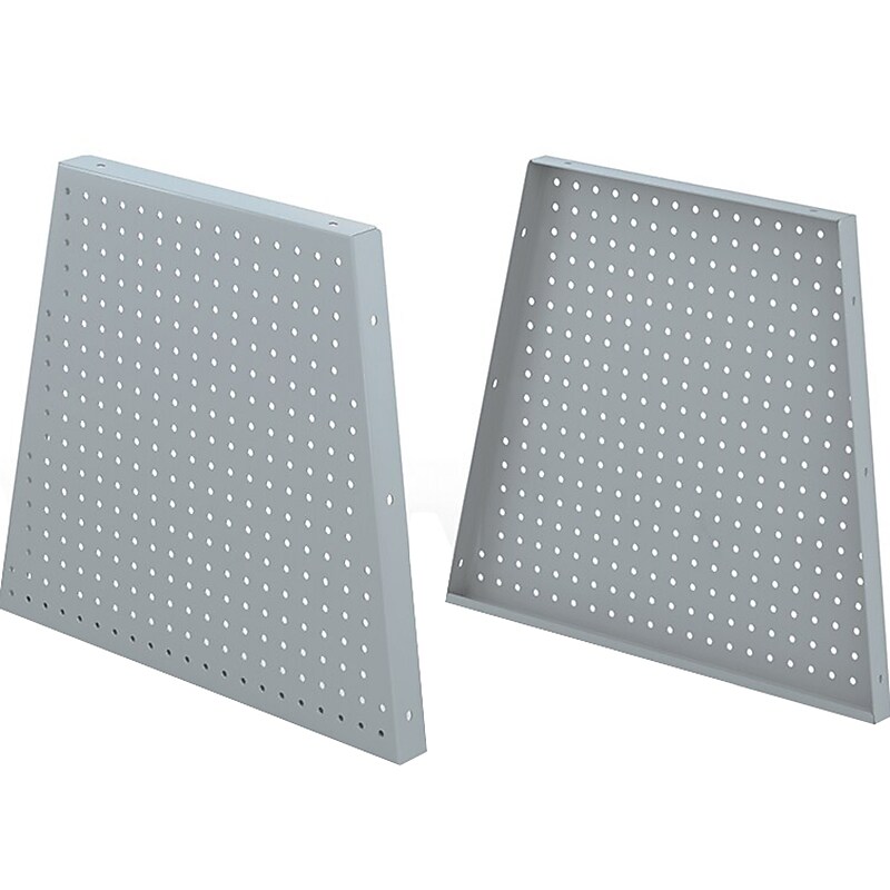 MooreCo Hierarchy 22" Peg Side Panel, Cool Gray, 2/Pack (52990-Grey) image 1
