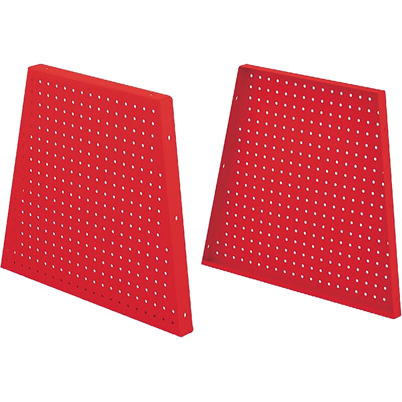 MooreCo Hierarchy 22" Peg Side Panel, Red, 2/Pack (52990-Red) image 1