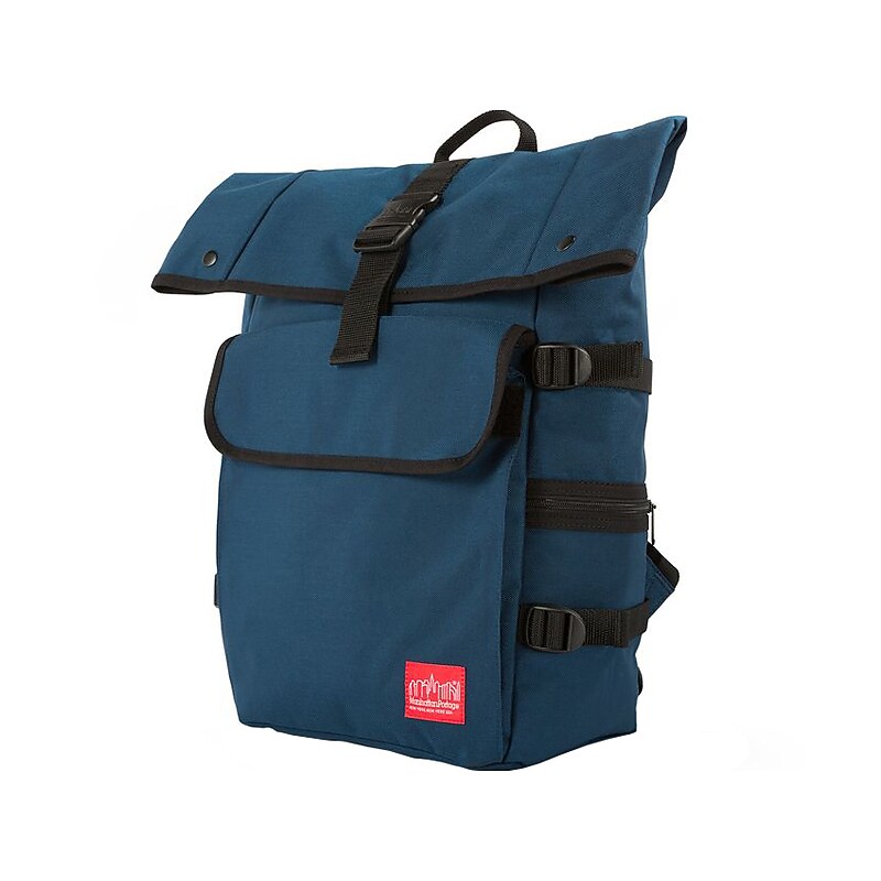 Manhattan Portage Silvercup Laptop Backpack, Medium, Navy (843531063775) image 1