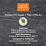 World Centric TPLA Cutlery Set, Knife/Fork/Spoon/Napkin, 6", White, 250/Carton~#|#~sp130556291_sc7