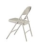 NPS 50 Series Metal All-Steel Folding Chair, Gray, 4/Pack (52/4)~#|#~sp130557183_sc7