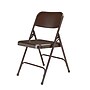 NPS 200 Series Premium All-Steel Folding Chair, Brown, 4/Pack (203/4)~#|#~sp130557197_sc7