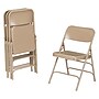 NPS 300 Series Premium All-Steel Triple Brace Double Hinge Folding Chair, Beige, 4/Pack (301/4)~#|#~sp130557203_sc7