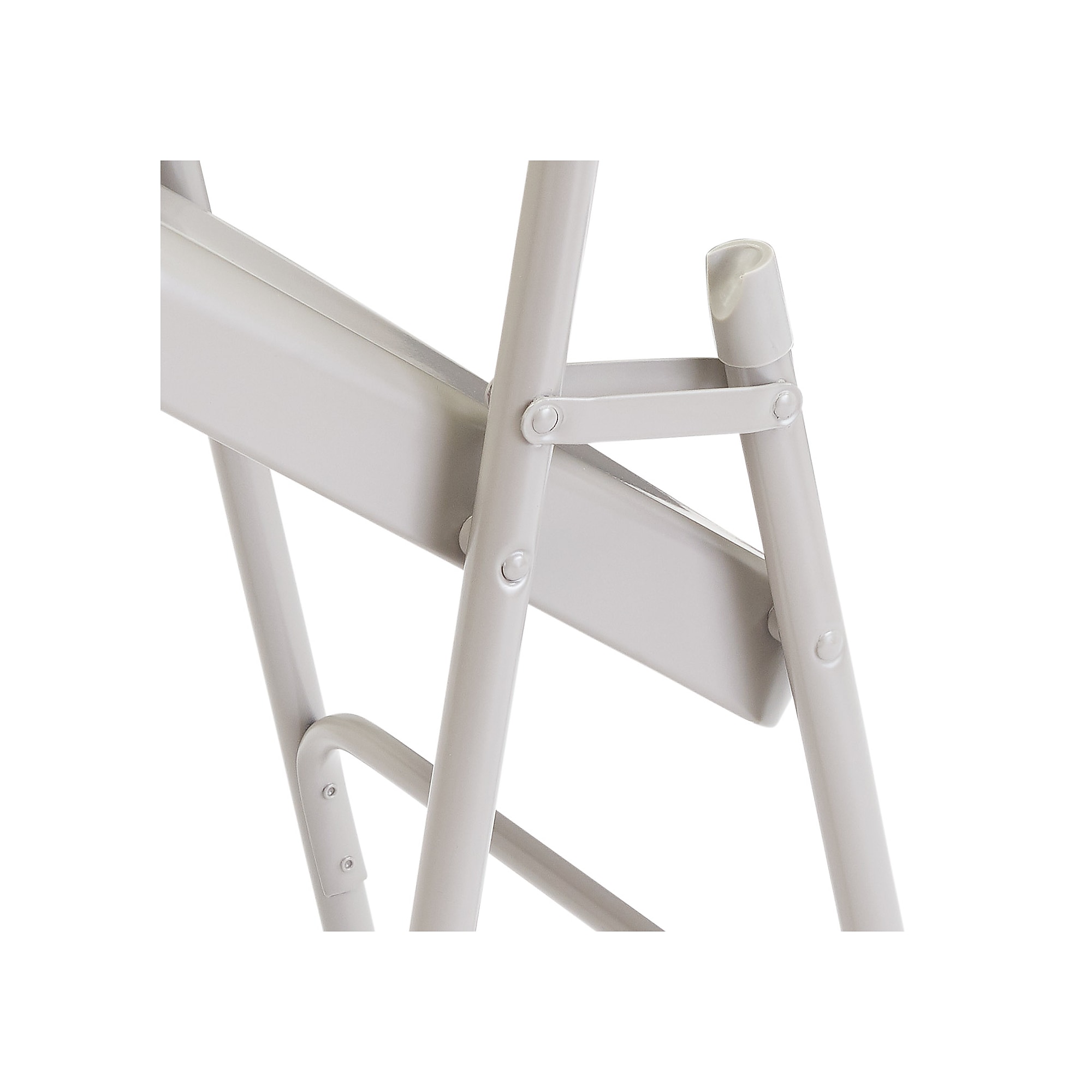 NPS 300 Series Premium All-Steel Triple Brace Double Hinge Folding Chair, Gray, 4/Pack (302/4) Sansujyuku sansujyuku.com