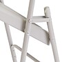 NPS 300 Series Premium All-Steel Triple Brace Double Hinge Folding Chair, Gray, 4/Pack (302/4)~#|#~sp130557216_sc7