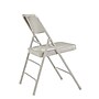NPS 300 Series Premium All-Steel Triple Brace Double Hinge Folding Chair, Gray, 4/Pack (302/4)~#|#~sp130557221_sc7