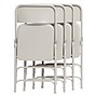 NPS 300 Series Premium All-Steel Triple Brace Double Hinge Folding Chair, Gray, 4/Pack (302/4)~#|#~sp130557223_sc7