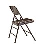 NPS 300 Series Premium All-Steel Triple Brace Double Hinge Folding Chair, Brown, 4/Pack (303/4)~#|#~sp130557336_sc7