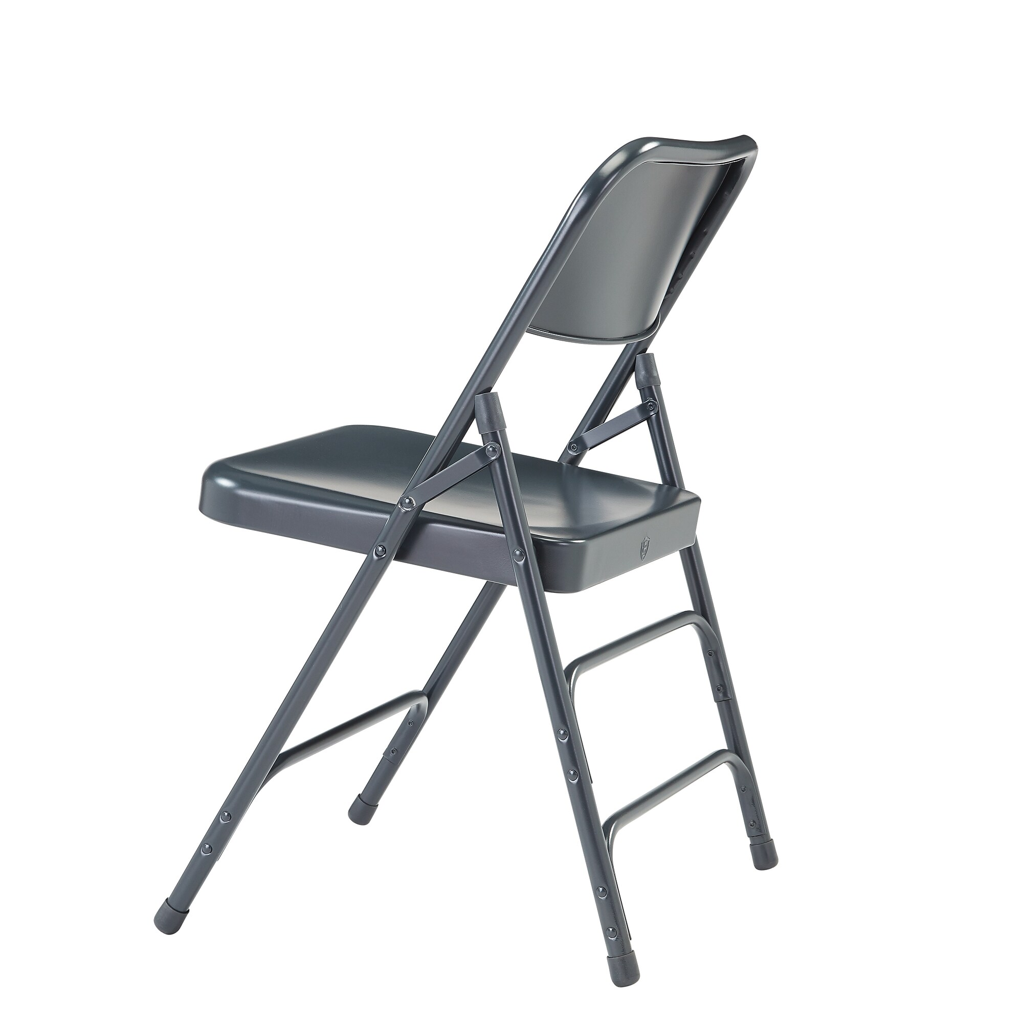 NPS 300 Series Premium All-Steel Triple Brace Double Hinge Folding Chair, Char-Blue, 4/Pack (304/4) Sansujyuku sansujyuku.com