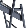 NPS 300 Series Premium All-Steel Triple Brace Double Hinge Folding Chair, Char-Blue, 4/Pack (304/4)~#|#~sp130557340_sc7