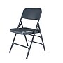 NPS 300 Series Premium All-Steel Triple Brace Double Hinge Folding Chair, Char-Blue, 4/Pack (304/4)~#|#~sp130557347_sc7