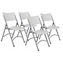 NPS 600 Series Plastic Banquet/Reception Chairs, Speckled Gray, 4 Pack (602/4)~#|#~sp130557359_sc7