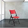 NPS 600 Series Plastic Folding Chair, Red/Black, 4/Pack (640/4)~#|#~sp130557392_sc7