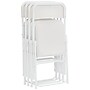 NPS 800 Series Plastic/Poly Premium Light-Weight Folding Chair, Bright White, 4/Pack (821/4)~#|#~sp130557398_sc7