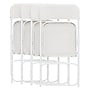 NPS 800 Series Plastic/Poly Premium Light-Weight Folding Chair, Bright White, 4/Pack (821/4)~#|#~sp130557400_sc7