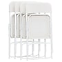 NPS 800 Series Plastic/Poly Premium Light-Weight Folding Chair, Bright White, 4/Pack (821/4)~#|#~sp130557401_sc7