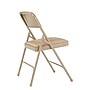 NPS 1200 Series Premium Vinyl Padded Folding Chair, French Beige, 4/Pack (1201/4)~#|#~sp130557415_sc7