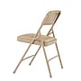 NPS 1200 Series Premium Vinyl Padded Folding Chair, French Beige, 4/Pack (1201/4)~#|#~sp130557416_sc7