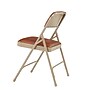 NPS 1200 Series Premium Vinyl Padded Folding Chair, Honey Brown/Beige, 4/Pack (1203/4)~#|#~sp130557418_sc7