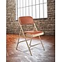 NPS 1200 Series Premium Vinyl Padded Folding Chair, Honey Brown/Beige, 4/Pack (1203/4)~#|#~sp130557421_sc7