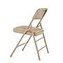 NPS 1300 Series Premium Vinyl Padded Triple Brace Double Hinge Folding Chair, French Beige/Beige, 4/Pack (1301/4)~#|#~sp130557432_sc7