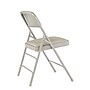 NPS 1300 Series Premium Vinyl Padded Triple Brace Double Hinge Folding Chair, Warm Gray, 4/Pack (1302/4)~#|#~sp130557441_sc7