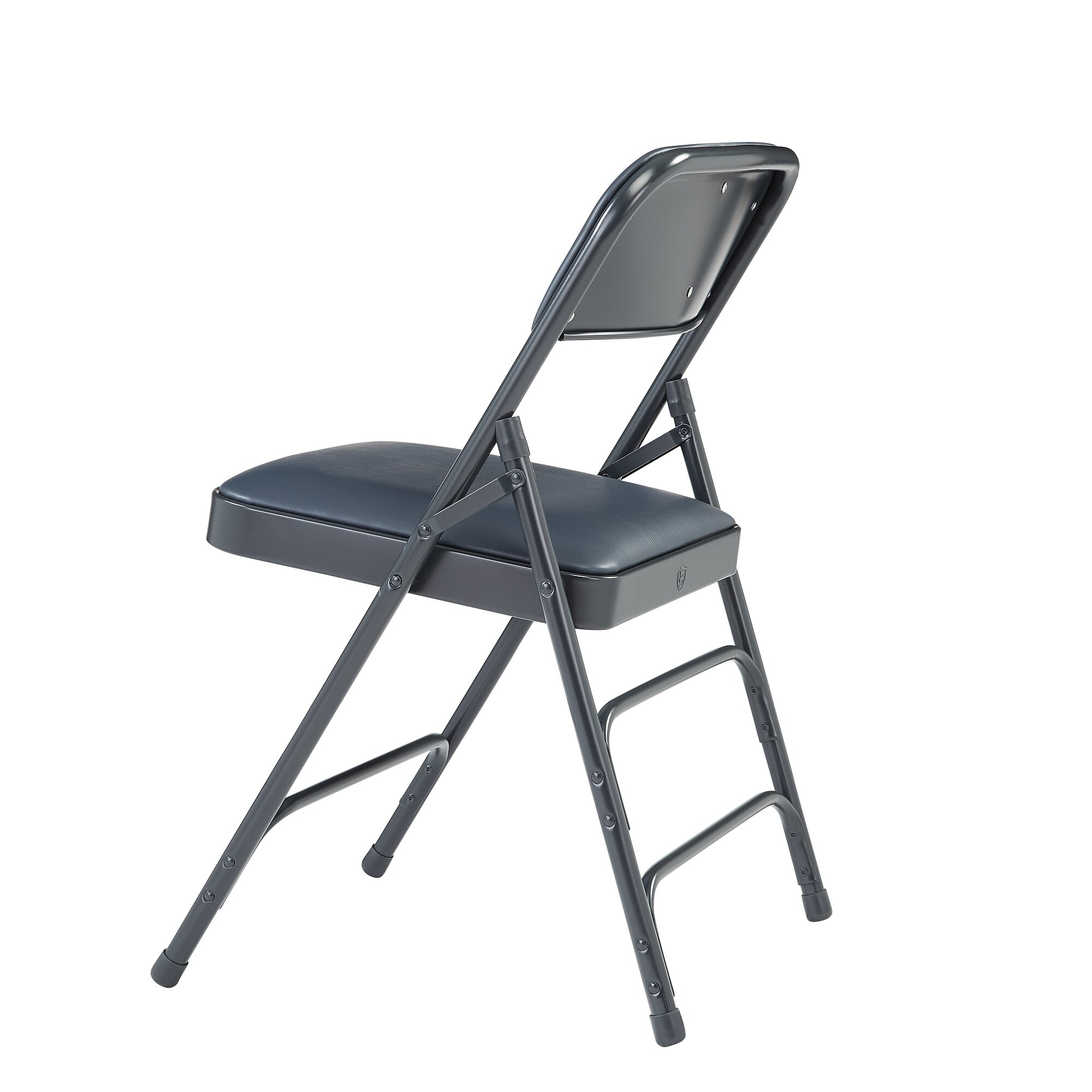 NPS 1300 Series Vinyl Padded Triple Brace Double Hinge Premium Folding Chair, Dark Midnight Blue, 4/Pack (1304/4) Sansujyuku sansujyuku.com