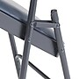 NPS 1300 Series Vinyl Padded Triple Brace Double Hinge Premium Folding Chair, Dark Midnight Blue, 4/Pack (1304/4)~#|#~sp130557455_sc7