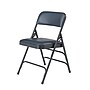 NPS 1300 Series Vinyl Padded Triple Brace Double Hinge Premium Folding Chair, Dark Midnight Blue, 4/Pack (1304/4)~#|#~sp130557459_sc7