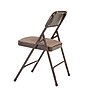 NPS 2200 Series Premium Fabric Padded Folding Chair, Russet Walnut, 4/Pack (2207/4)~#|#~sp130557473_sc7