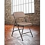 NPS 2200 Series Premium Fabric Padded Folding Chair, Russet Walnut, 4/Pack (2207/4)~#|#~sp130557476_sc7